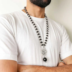 Karungali Mala With Shiva Pendant
