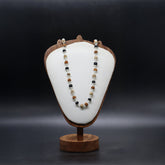 Silver Plated Rudraksh Karungali Tulsi Mala