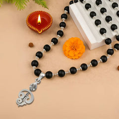 Karungali Mala with Murugan Vel Pendant | Divine Strength