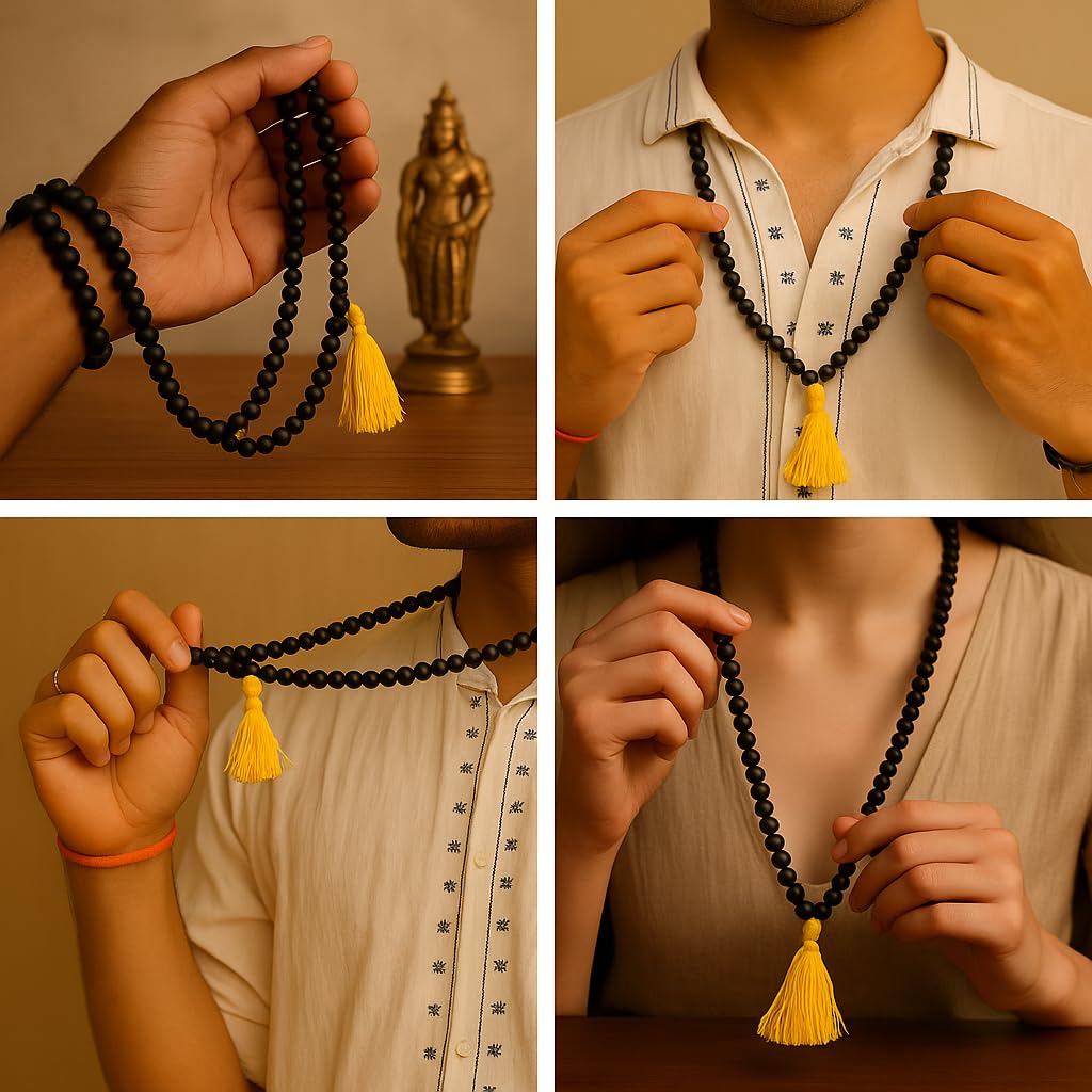 Karungali Mala 108+1 Beads | Original Black Wooden Mala