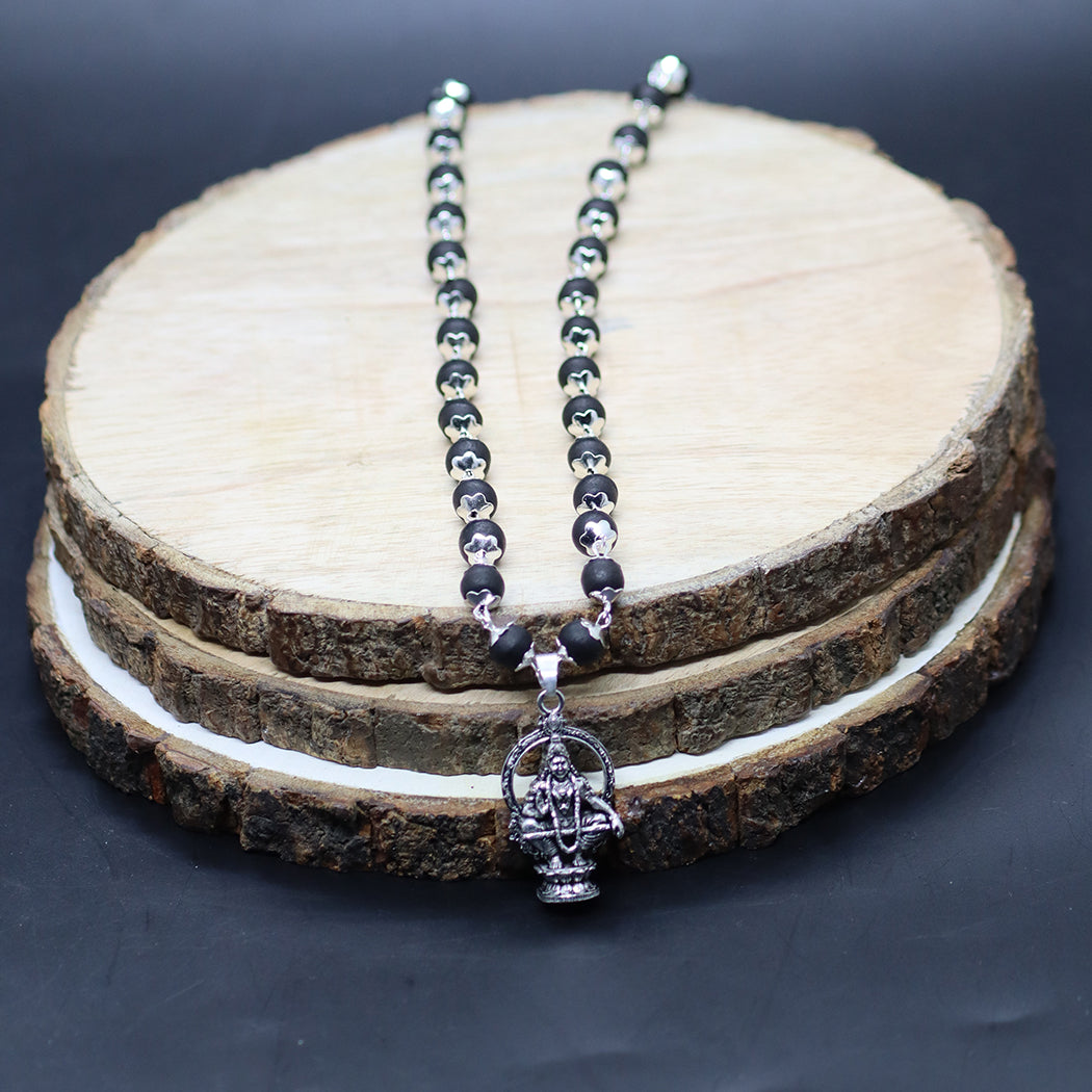 Ayyappa Silver Pendant